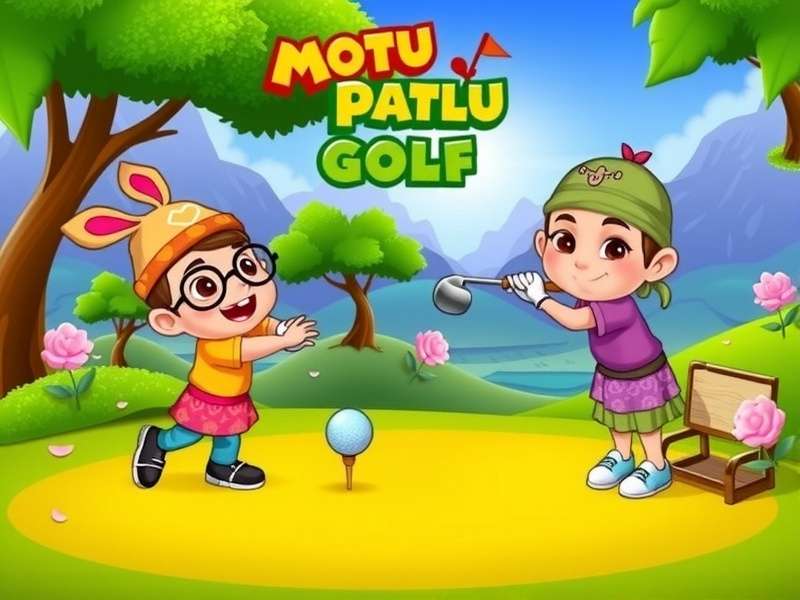 Motu Patlu Golf Challenge characters and courses